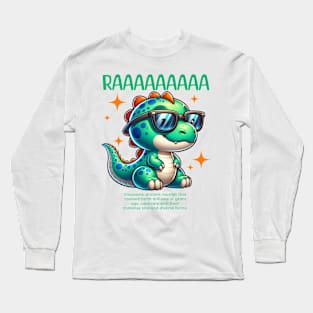 Raaaaaa Dinosaur Long Sleeve T-Shirt